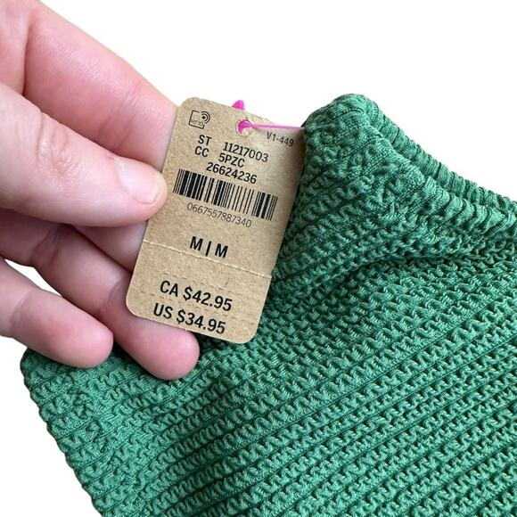 NEW PINK Victoria's Secret One Shoulder Swim Top Size Medium - Picture 10 of 12